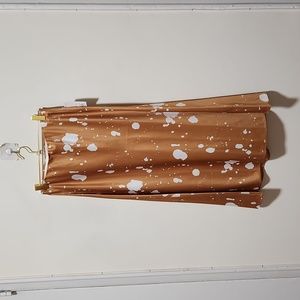 Nine West Splat Print Bias Cut Midi Skirt – XS – NWT